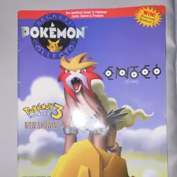 Beckett Pokemon Collector Magazine Entei Cover Pikachu Cards Games Guide - Image 1