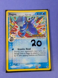 Bagon - 43/101 - Common Reverse Holo Ex Dragon Frontiers - Pokemon Card - NM - Image 3
