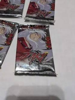 LOT OF 6 Inuyasha TCG Jaki Booster Packs Sealed CCG Trading Card Game - Image 2