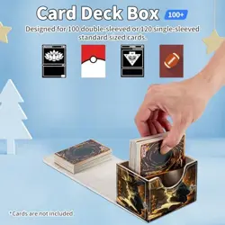 for MTG Commander Deck Box,Card Deck Box for Trading Yugioh Captain Cat - Image 4