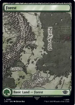 MTG Forest (0281) Normal NM Universes Beyond: The Lord of the Rings: Tales of Mi - Image 1