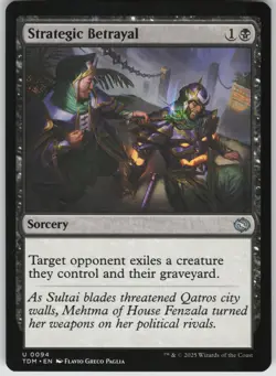 MTG Strategic Betrayal NM Tarkir: Dragonstorm Magic 94 - Image 1