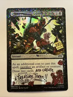 🔥 Deadly Dispute Pool Party Foil | SLD Secret Lair x Deadpool | MTG - Image 1