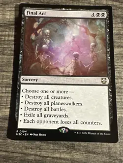 MTG Final Act [Modern Horizons 3 Commander] Near Mint Magic - Image 1