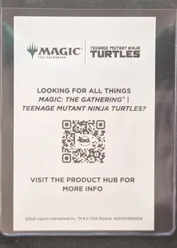 Magic: The Gathering | Teenage Mutant Ninja Turtles Raphael Tin Sticker - Image 2