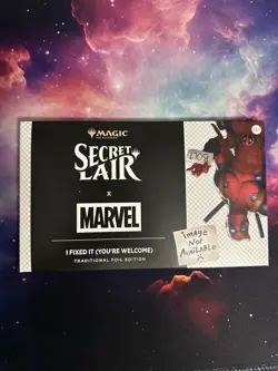 Secret Lair x Marvel I Fixed It (You're Welcome) Foil MTG Deadpool SLD - Image 1