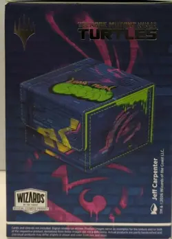 Ultimate Guard Sidewinder Deck Box TMNT Sewer Walls Magic Blue Green - Image 4