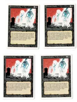 4x Animate Dead MTG 3rd Edition Revised - Image 1