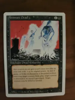 4x Animate Dead MTG 3rd Edition Revised - Image 3