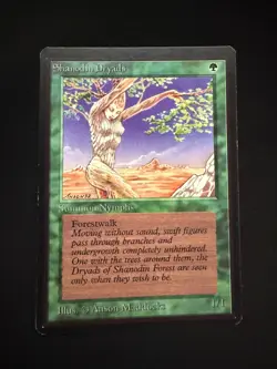 Magic the Gathering: Beta Shanodin Dryads MTG Beta - Image 1