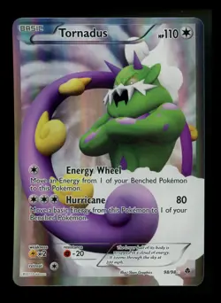 Tornadus 98/99 Emerging Powers 2011 Full Art Holo Rare Pokemon Card TCG - Image 1