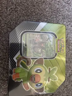 Pokemon Trading Card Game TCG - Galar Partners Collectors Tin - Rillaboom V New - Image 1