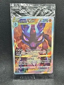 Pokemon TCG Lucario VSTAR SEALED Sword & Shield Black Star Promo Card SWSH291 - Image 1