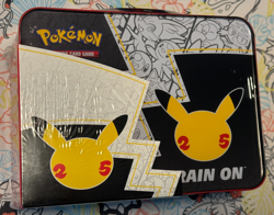 Pokemon 25th Anniversary Celebrations Treasure Chest Lunchbox Tin Factory SEALED - Image 3