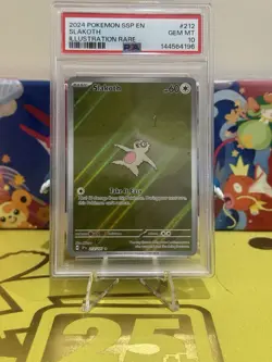2024 POKEMON SSP EN-SURGING SPARKS #212 SLAKOTH ILLUSTRATION RARE - Image 1