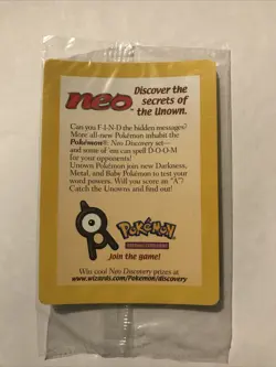 Entei Black Star Promo #34 Movie Promo Pokemon Card Sealed Reverse Holofoil - Image 1