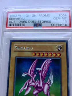 PSA 10 Yugioh Seiyaryu Dark Duel Stories DDS-004 Prismatic Rare - Promo Gem Mint - Image 3