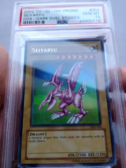 PSA 10 Yugioh Seiyaryu Dark Duel Stories DDS-004 Prismatic Rare - Promo Gem Mint - Image 4