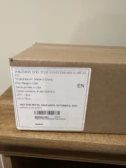 Pokemon TCG 25th Anniversary Celebrations Prime Collection Box 820650809750 - Image 2