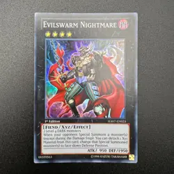 YuGiOh Evilswarm Nightmare HA07-EN023 Super Rare 1st Edition NM - Image 1