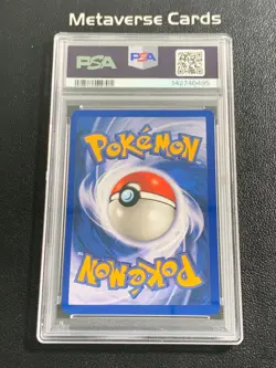 2000 Pokemon Chinese Hitmonchan Holo Base 7/102 PSA 7 - Image 2