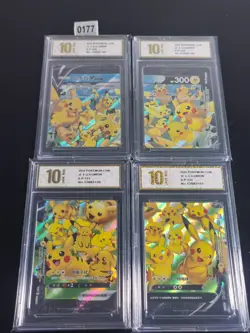 Pikachu V-union Promo 109/S-P - 112/S-P Combination Set - Pokemon-Pyxis gold 10 - Image 1