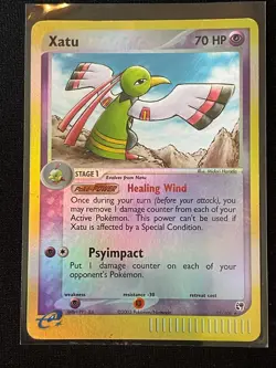 Xatu 55/100 | 2006 Pokemon Crystal Guardians Reverse Holo | LP/MP - Image 1