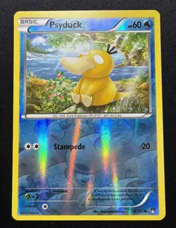 Psyduck 16/122 Pokemon Breakpoint Reverse Holo NM - Image 1
