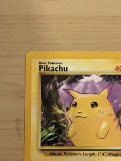 Pokemon TCG Pikachu Base Set Yellow Cheeks 58/102 Rare NM Mint Vintage - Image 5