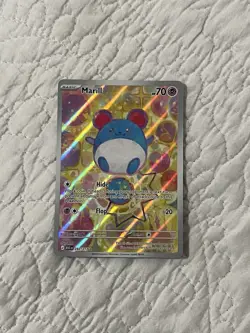 Pokemon Marill Secret Rare Full Art Holo ASCN 232/217 Basic Card 2026 - Image 1