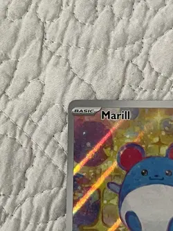 Pokemon Marill Secret Rare Full Art Holo ASCN 232/217 Basic Card 2026 - Image 3