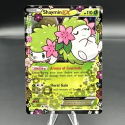 Pokemon TCG Shaymin EX XY148 Holo Black Star Promo Card - Image 1