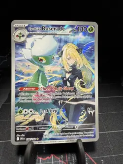 Pokemon TCG Cynthias Roserade Illustration Rare SV10: Destined Rivals 184/182 NM - Image 1