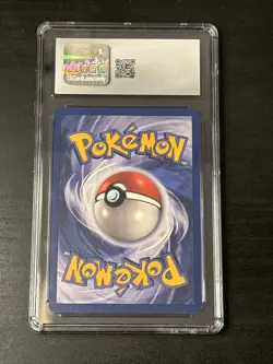 Team Rocket's Meowth Black Star Promo Pokemon #18 Pokemon League CGC 8.5 Nm/mint - Image 3
