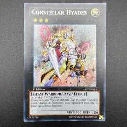 YuGiOh Constellar Hyades HA07-EN021 Secret Rare 1st Edition NM - Image 1
