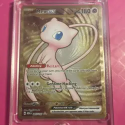 Pokemon Mew EX TCG Metal Card 205/165 - Image 1