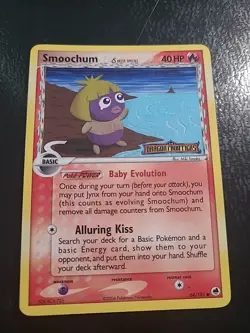 Smoochum 64/101 - EX Dragon Frontiers Stamped Reverse Holo Rare Pokemon NM/LP - Image 1