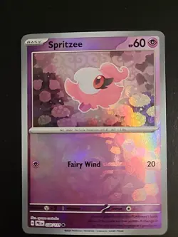 Spritzee 038/131 (Master Ball) - Prismatic Evolutions - Pokemon Reverse Holo NM - Image 1