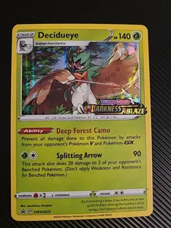 Decidueye - SWSH035 - Pokemon Sword & Shield Promo PreRelease Holo Rare NM - Image 1