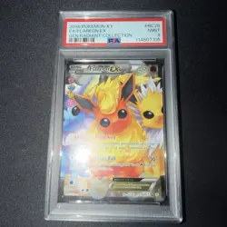Pokemon Generations Flareon EX RC28/RC32 Radiant Collection Holo Full Art PSA 9 - Image 1