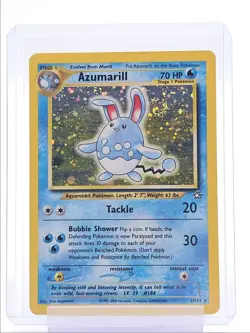 AZUMARILL 2000 POKEMON NEO GENESIS HOLO RARE A 2/111 Q1048 - Image 1