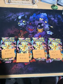 Ascended Heroes Pokemon TCG Boosters 22.60g x2 & 22.63g x2 !!—God packU! - Image 1
