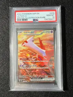 Pokemon Latias EX Surging Sparks #239/191 PSA 10 Gem Mint - Image 1