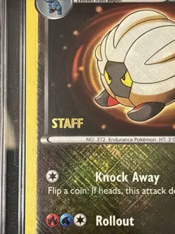 Shelgon 7/20, STAFF Promo Pokemon League Regional Championships Rev Holo Cgc 9 - Image 3