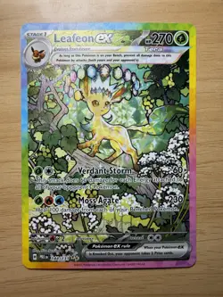 Leafeon ex 144/131 Special Illustration Rare Prismatic Evolutions Pokemon NM - Image 1