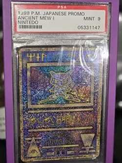NINTEDO' Error Ancient Mew Full Art 1999 PSA 9 Japanese Promo. Pokemon Card - Image 3