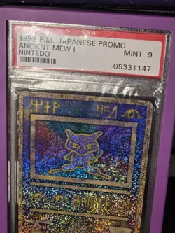 NINTEDO' Error Ancient Mew Full Art 1999 PSA 9 Japanese Promo. Pokemon Card - Image 4