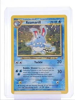 AZUMARILL 2000 POKEMON NEO GENESIS HOLO RARE 2/111 Q1048 - Image 1
