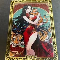 Goddess Story Gold METAL Card - Serial Number #/200! Anime Waifu BOA Geisha - Image 4