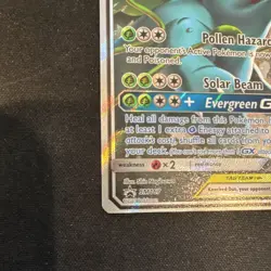 Pokemon Celebi & Venusaur GX #SM167 Tag Team Black Star Promo - Image 5